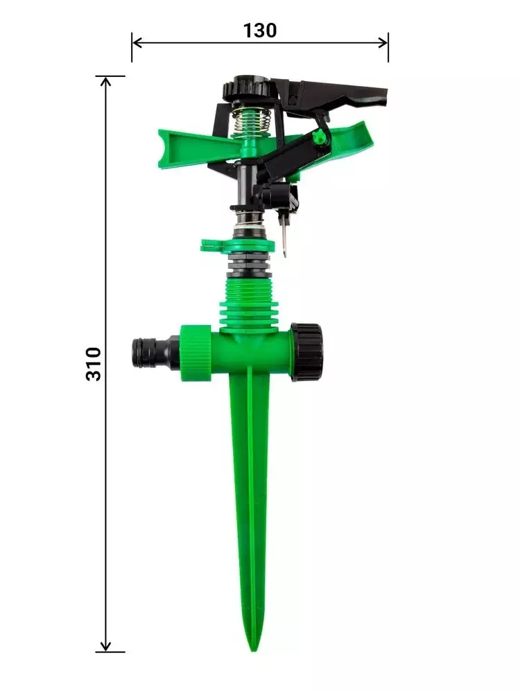 Распылитель для полива импульсный на пике, пластик, "В приДАЧУ" 1206380