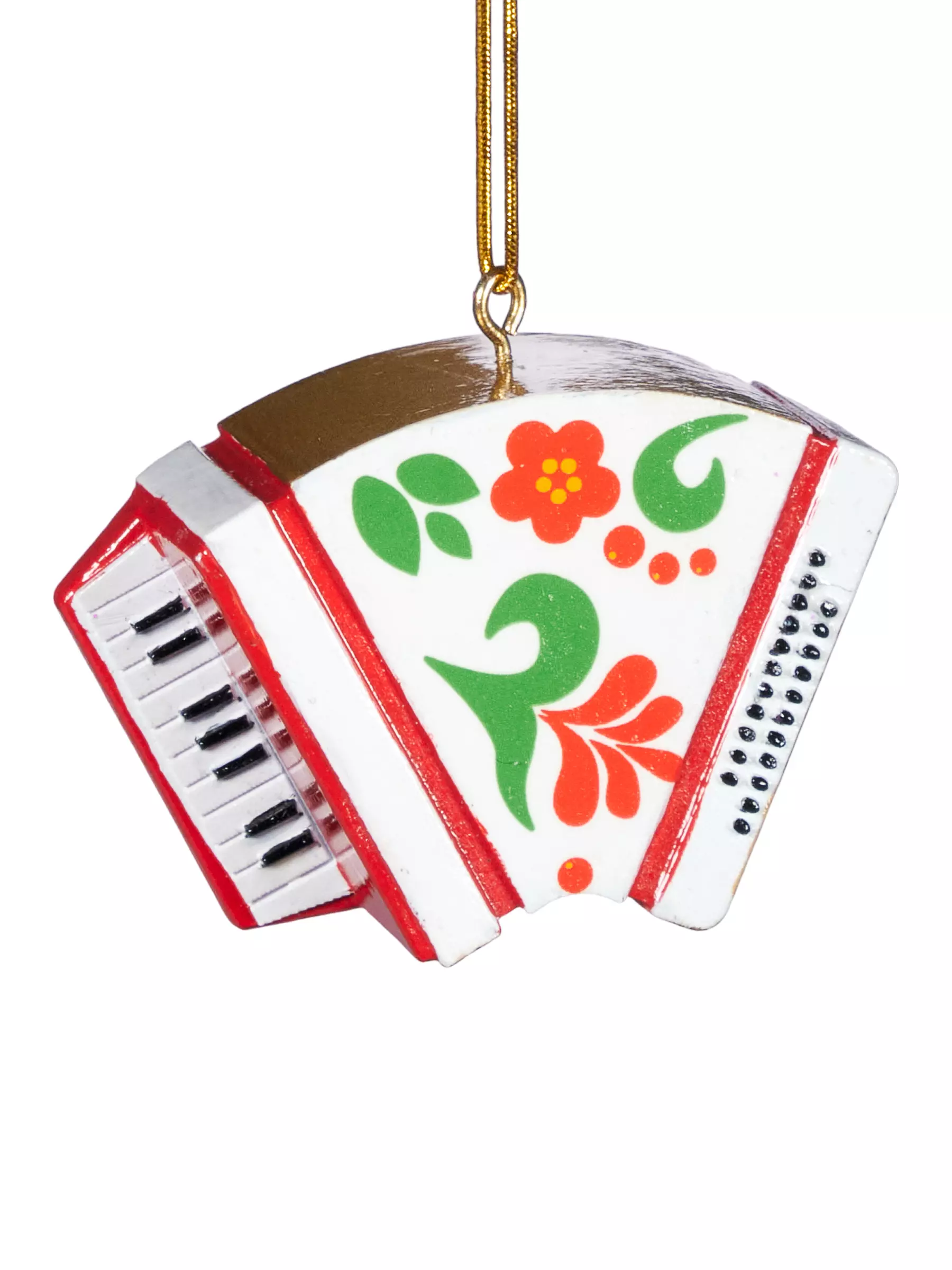 Новогоднее подвесное украшение из полирезины / 2,5х4,5х5,5см 92857