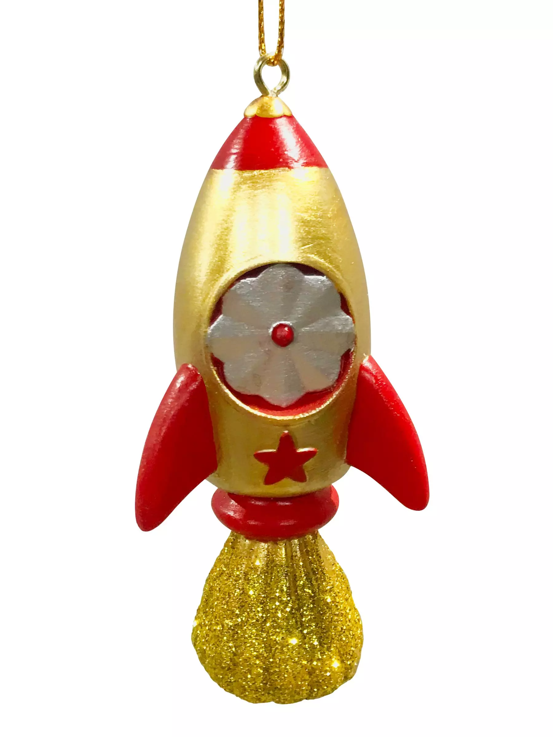 Новогоднее подвесное украшение из полирезины / 3,5*7,5*3,5см 95498