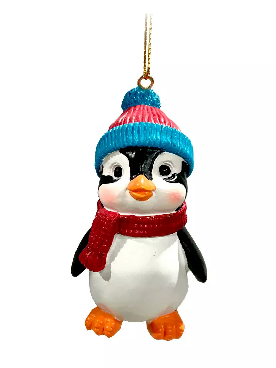 Новогоднее подвесное украшение из полирезины / 3,5*7,5*4,5см 95505