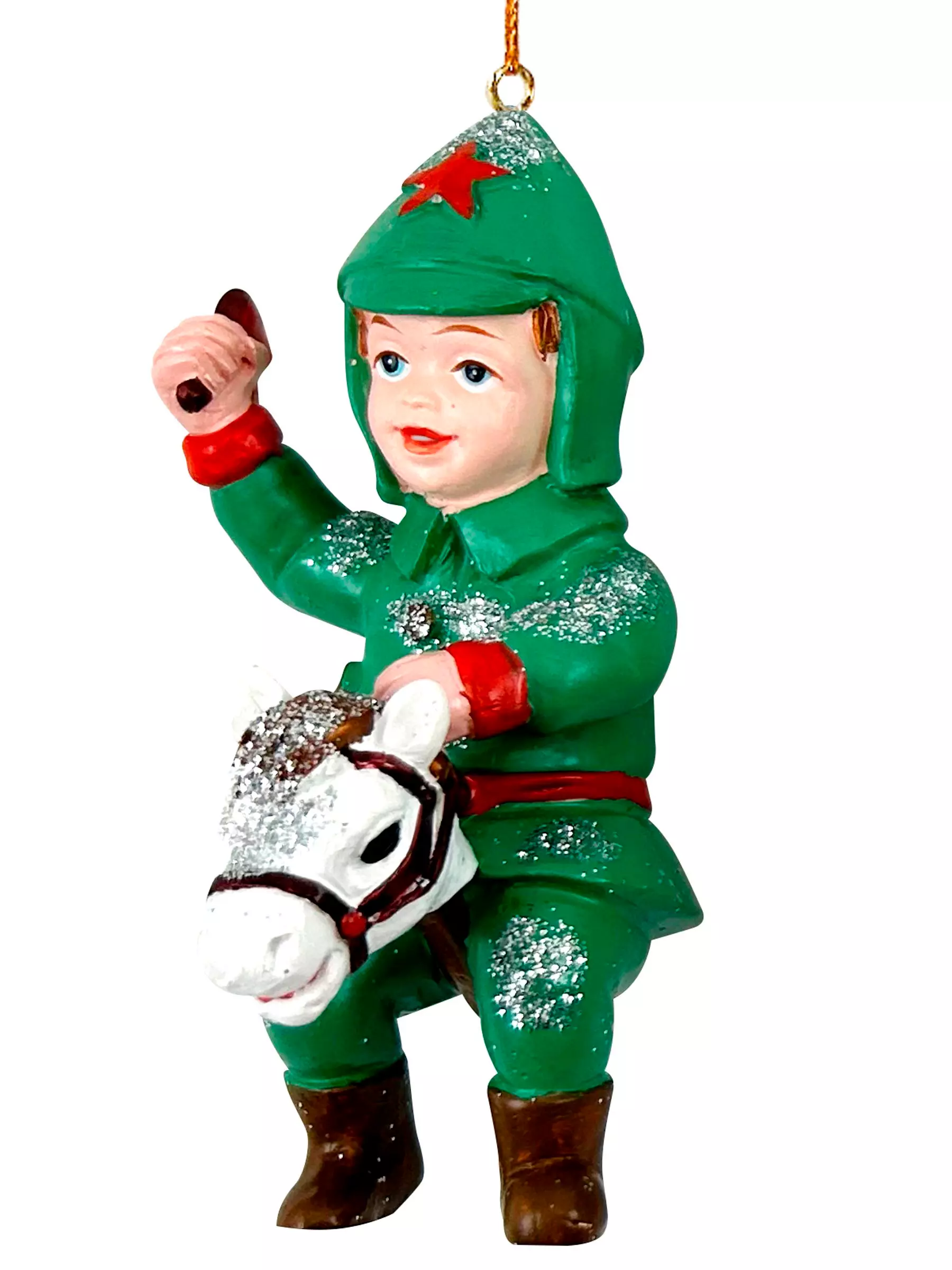 Новогоднее подвесное украшение из полирезины / 4,5x9,5x4,5см 95531