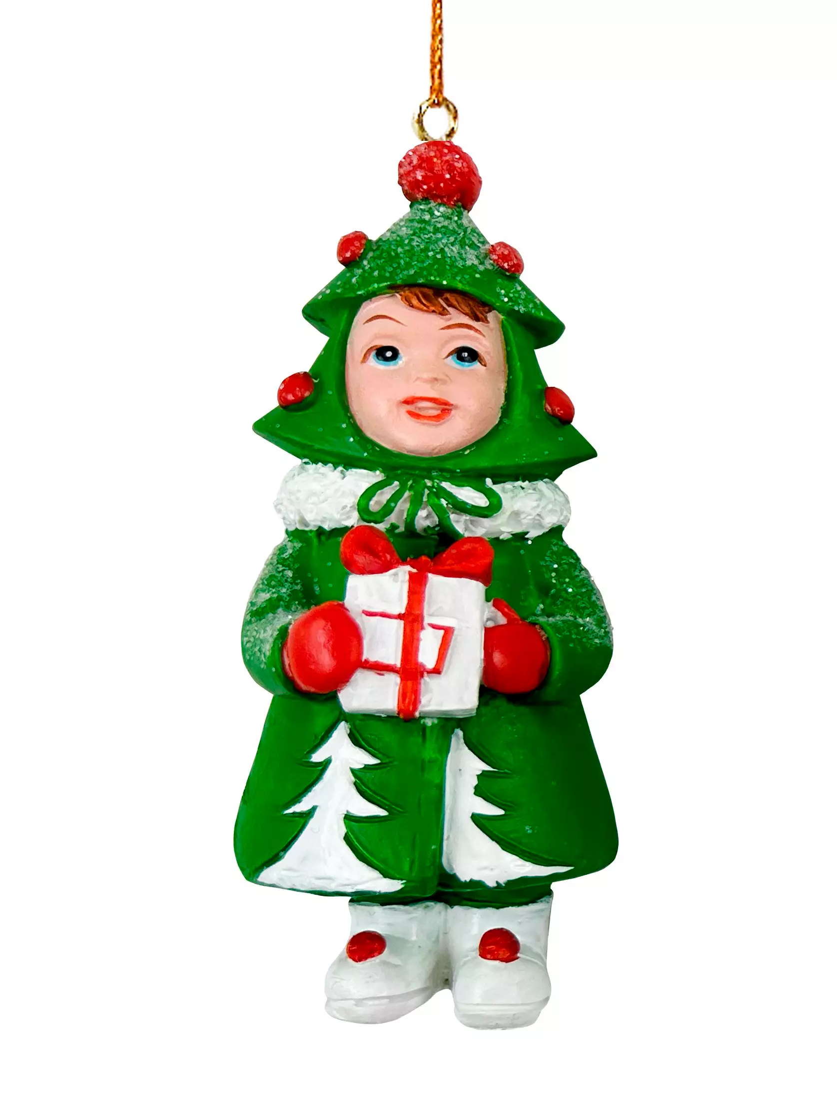 Новогоднее подвесное украшение из полирезины / 4,5x9,5x4,5см 95532