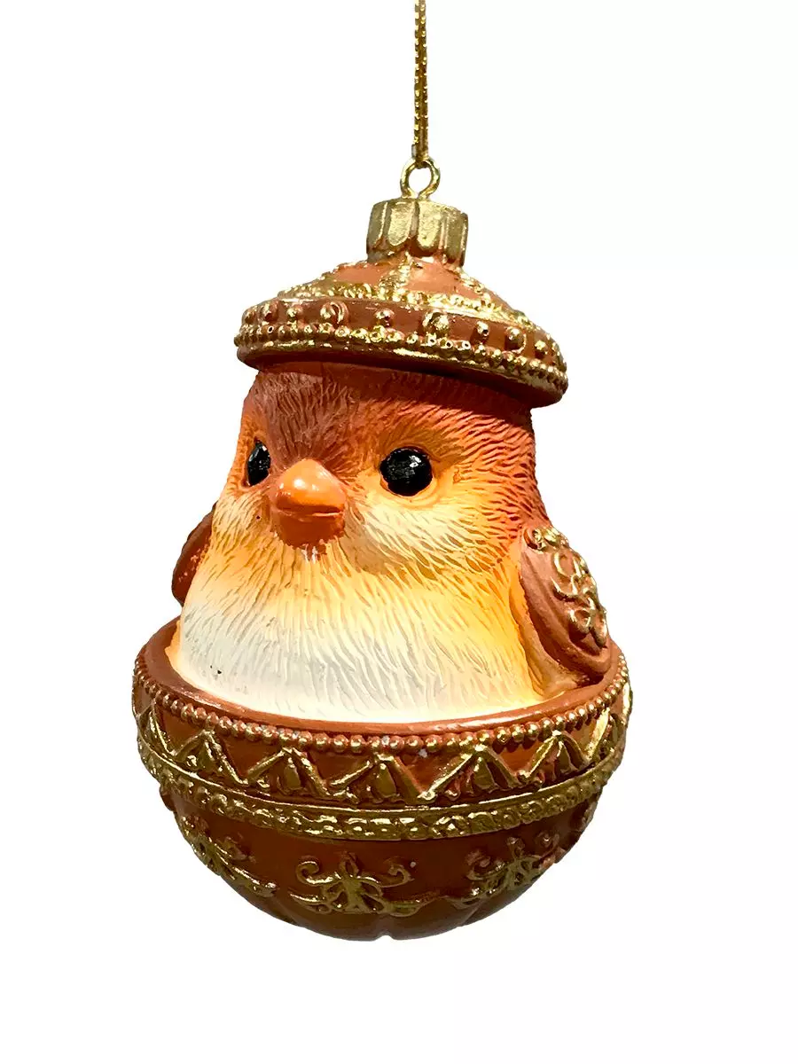 Новогоднее подвесное украшение из полирезины / 6*8*6см 95521