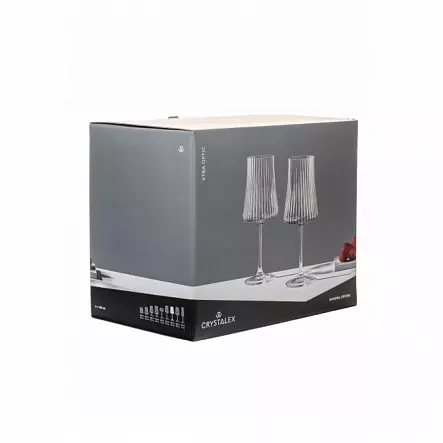 Бокал для вина 460 мл 6 шт &quot;Экстра&quot; optic CRYSTALEX