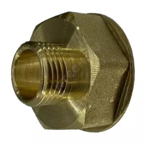 Переходник реборда 1х1/2 ВР/НР латунь LD LD.65.509.2515