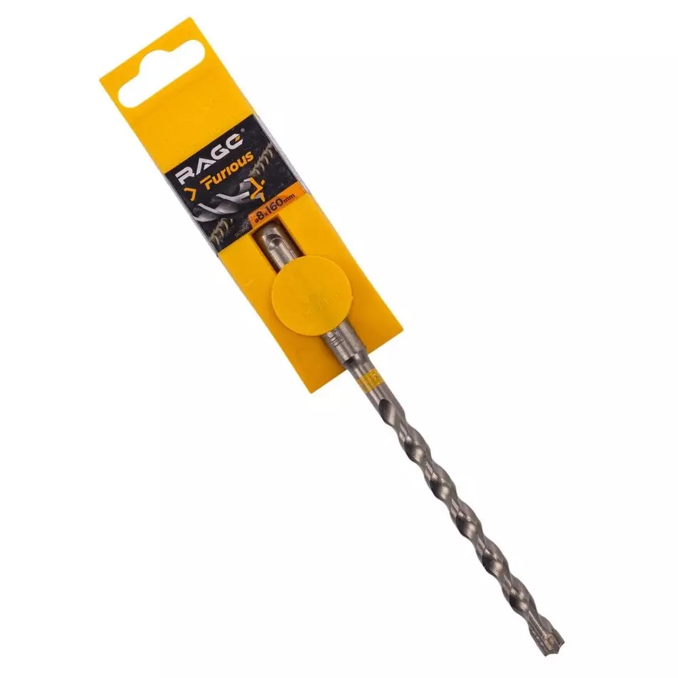 Бур SDS plus 4х4 8х160 мм RAGE Furious 567816