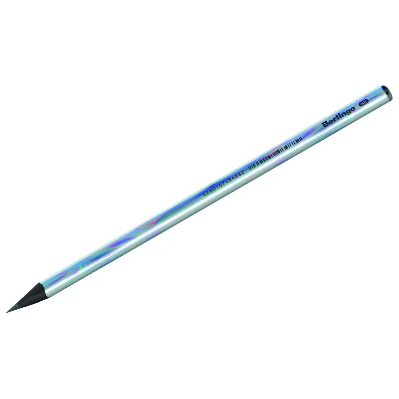 Простой карандаш Berlingo Starlight HB, черное дерево, трехгранный, заточен. BP01170