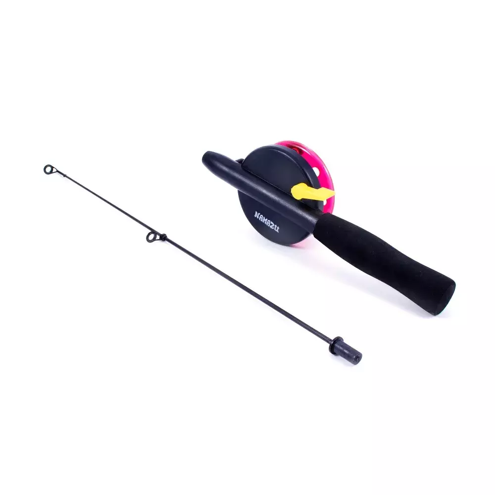 Удочка зимняя штекерная Namazu &quot;Ice Perch Fishing&quot;, L=57 см, с катушкой d=75 мм, стеклопластик