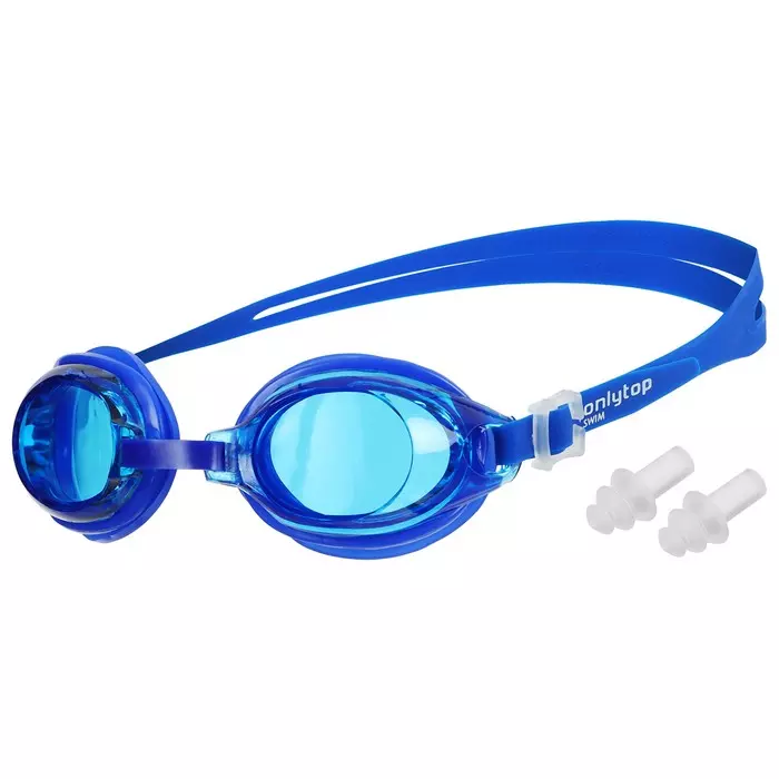 Очки для плавания, детские, цвет синий