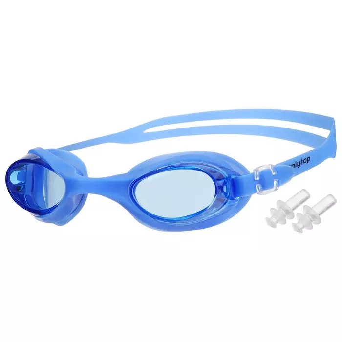 Очки-полумаска для плавания, детские, UV защита