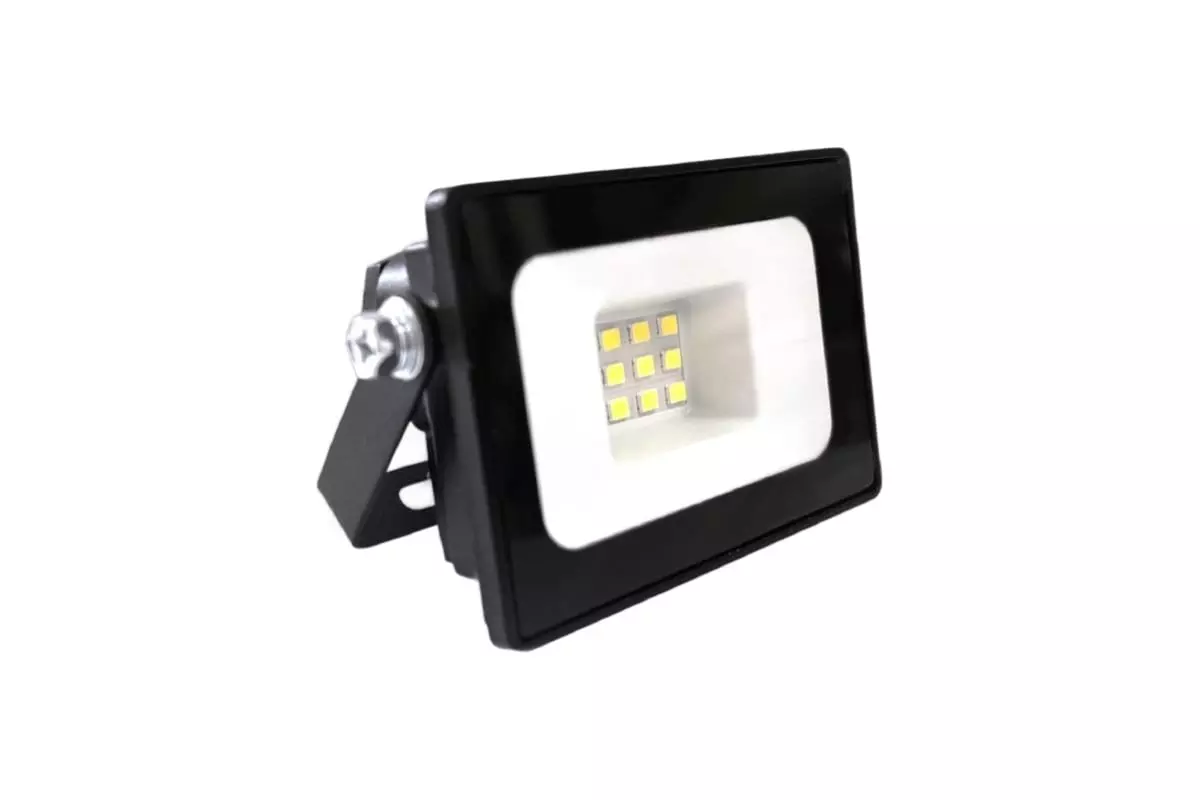 Прожектор светодиодный 220В 10Вт 6500К IP65 черный VKL electric 1208263
