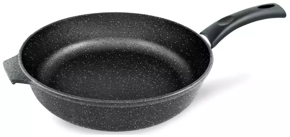 Сковорода 30 см, литой алюминий, съемная ручка &quot;Черный гранит&quot;18030
