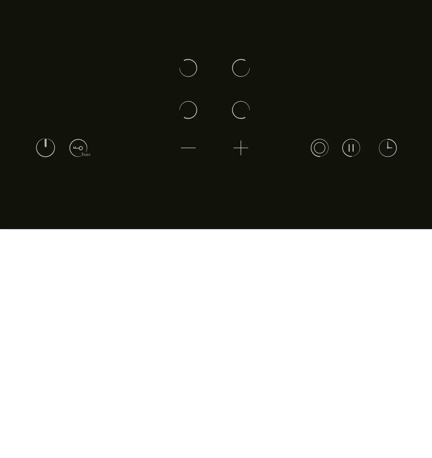 Варочная панель электрическая 4 конфорки Lex EVH 641A BL