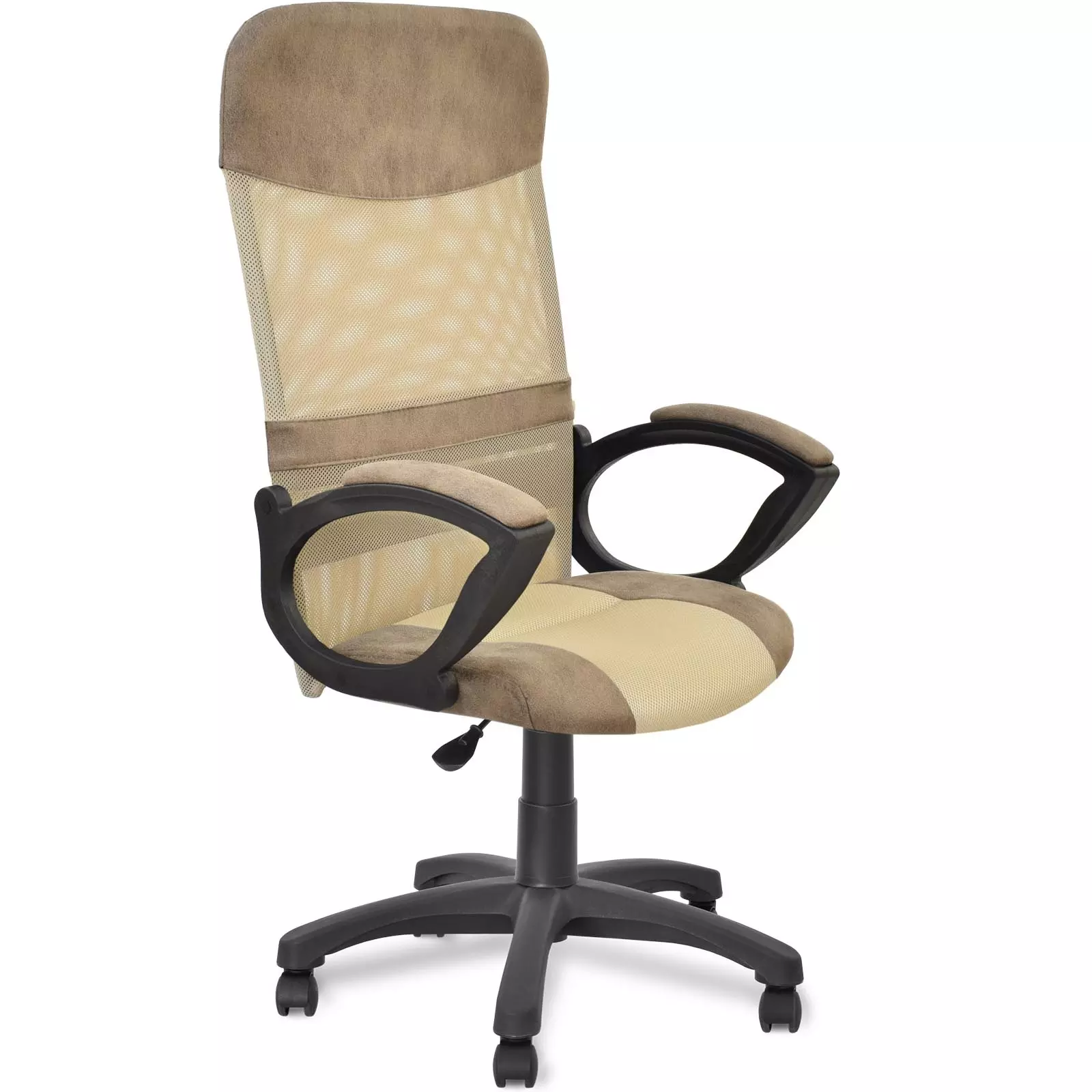 Кресло компьютерное Элегант L 2, коричневый нубук