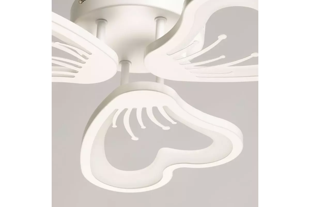 Люстра светодиодная 72Вт 3000К-6500К пульт белый De City 424019003