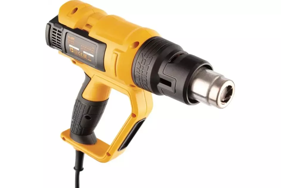 Фен строительный с дисплеем DENZEL HG-2000E 2000Вт 50-650°С