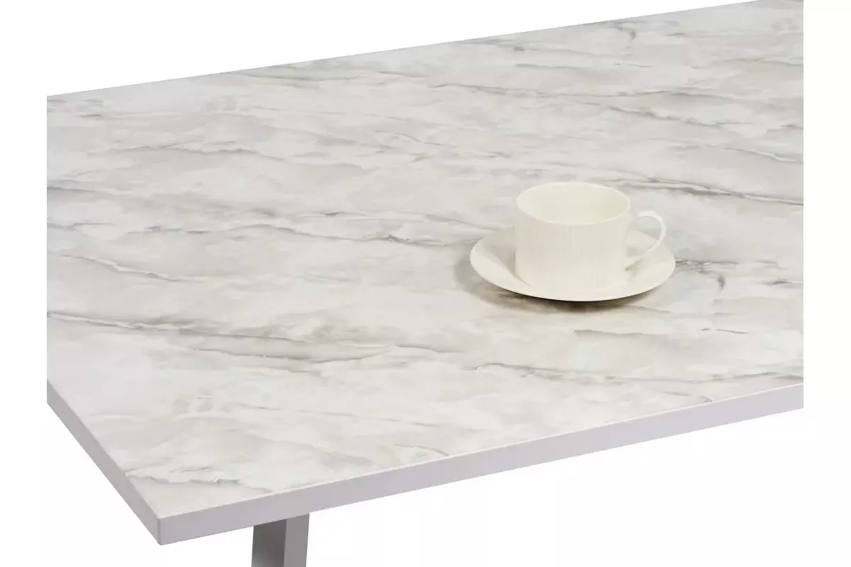 Клеенка на стол силиконовая ширина 1,2м толщина 0,6 мрамор 216 Dekorelle