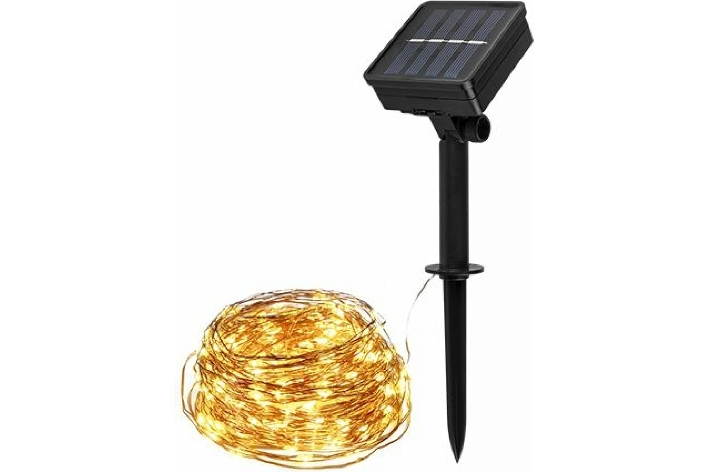 ФАZА SLR-G03-100Y нить, желт. 100 LED Гирлянда солнечная Солнечн. свет-к