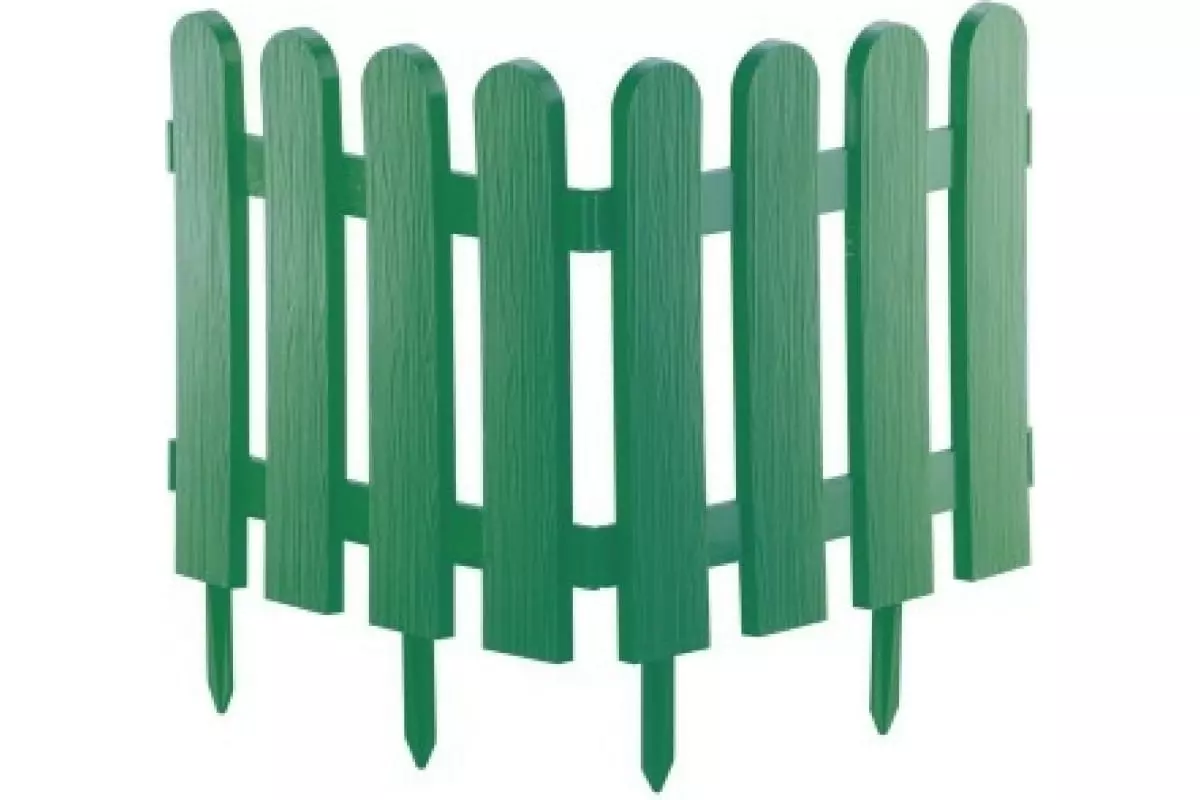Декоративный забор  Классика, 29х224 см, зеленый, / Palisad