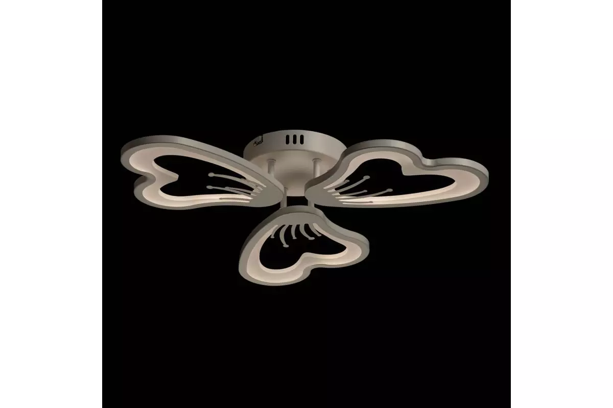 Люстра светодиодная 72Вт 3000К-6500К пульт белый De City 424019003