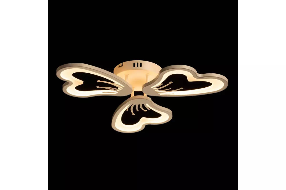 Люстра светодиодная 72Вт 3000К-6500К пульт белый De City 424019003