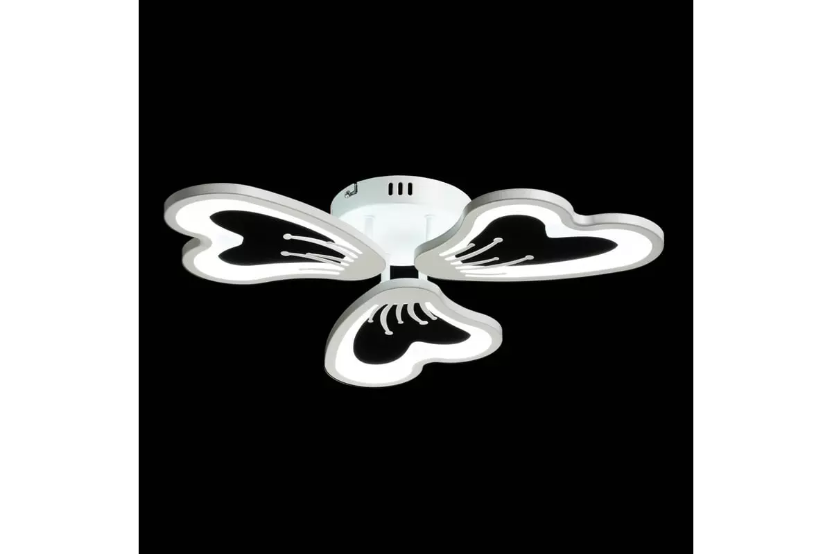 Люстра светодиодная 72Вт 3000К-6500К пульт белый De City 424019003