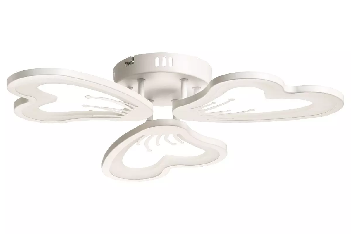 Люстра светодиодная 72Вт 3000К-6500К пульт белый De City 424019003