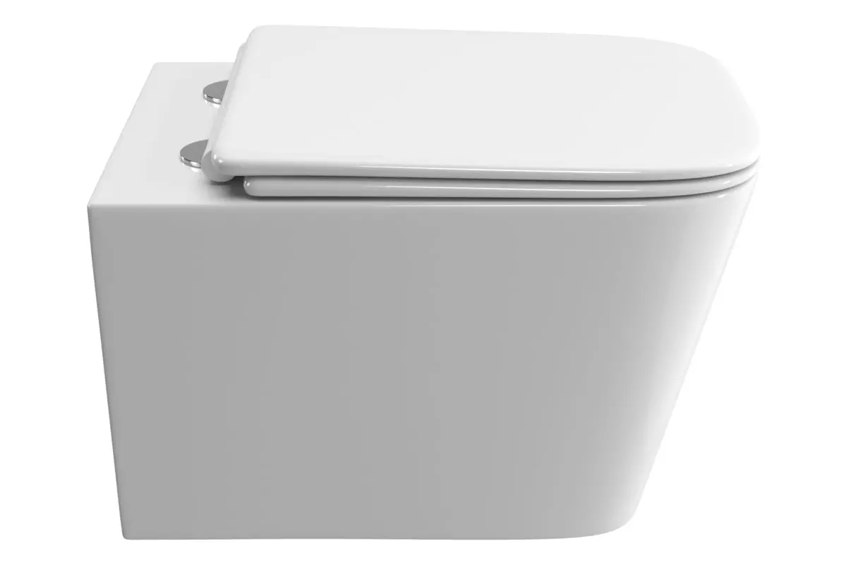 Подвесной унитаз BelBagno DUE-TOR BB5171CH-TOR/SC смыв TORNADO, микролифт