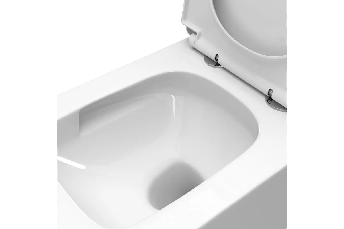 Подвесной унитаз BelBagno DUE-TOR BB5171CH-TOR/SC смыв TORNADO, микролифт