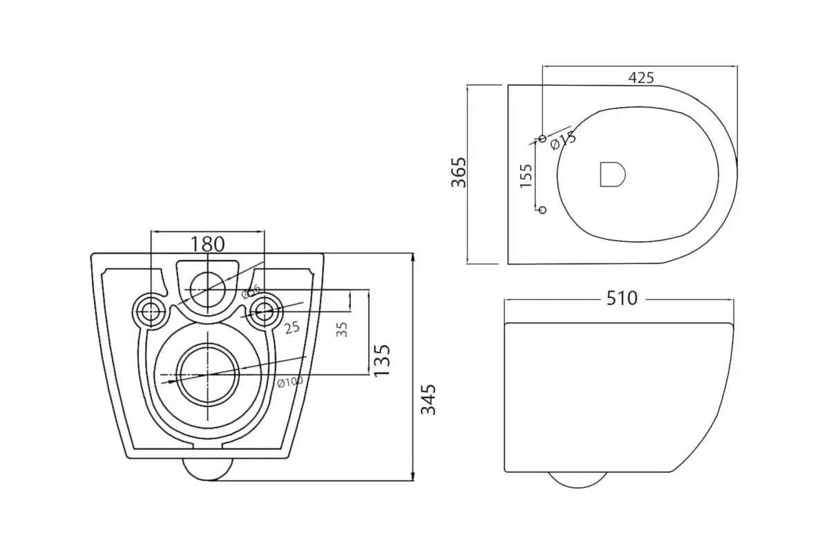 Подвесной унитаз Cezares STYLUS-TOR CZR-6601-TH-TOR смыв TORNADO, микролифт CZR-870-SC