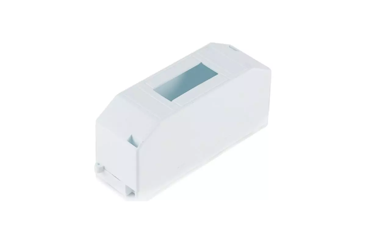 Распределительный щит навесной 2 модуля IP20 без дверцы белый пластик VKL electric 1006440