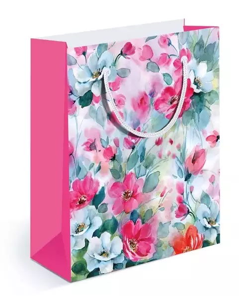 Пакет подарочный (S) розовый сад 15.11.01325