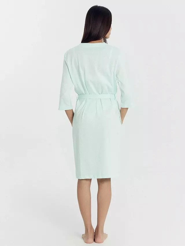 Халат женский Mark Formelle 552275/1 горошек на светлой мяте, р-р 164/170 (50 / XL)
