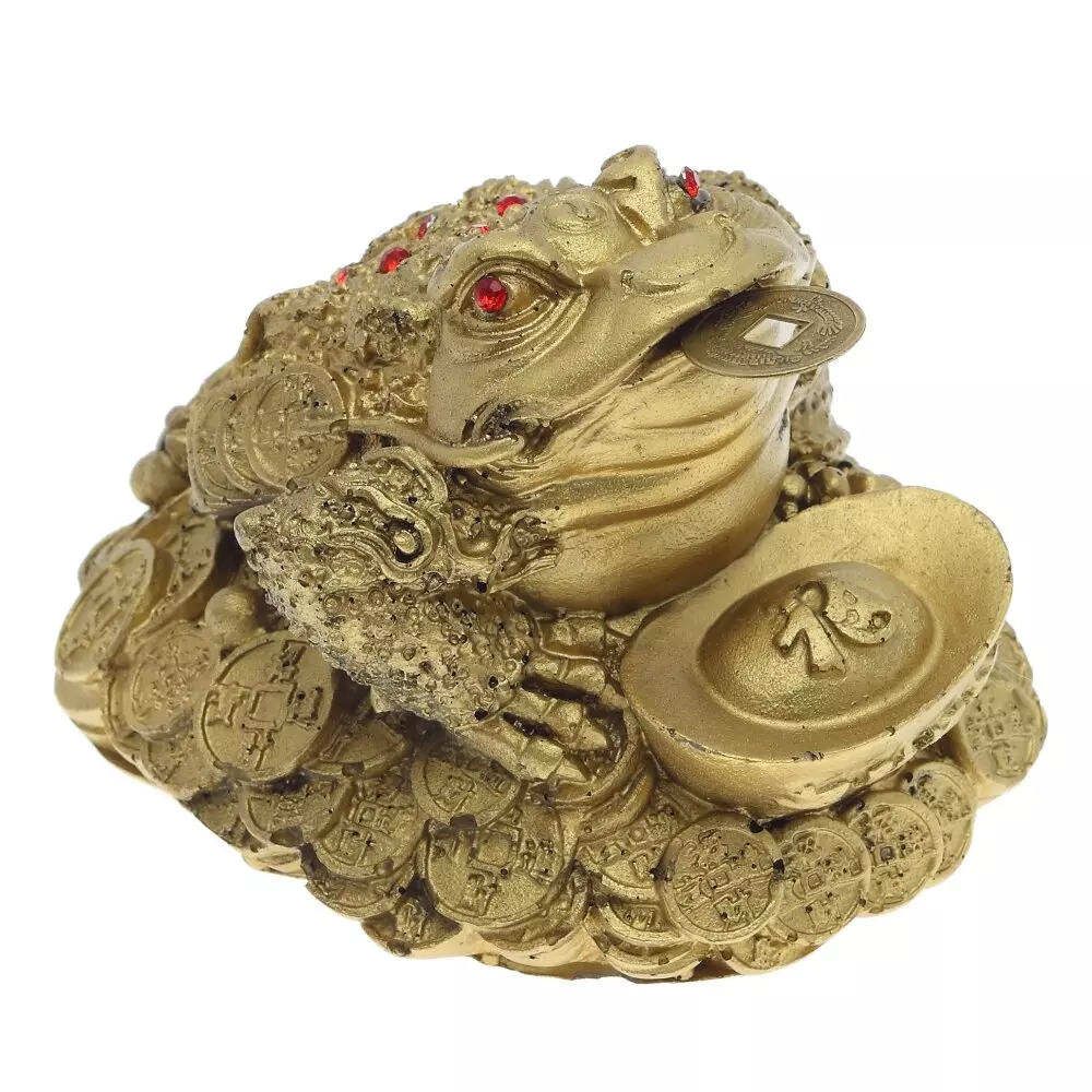 Фигурка декоративная &quot;Лягушка денежная&quot;, L10,5 W9 H7,5 см