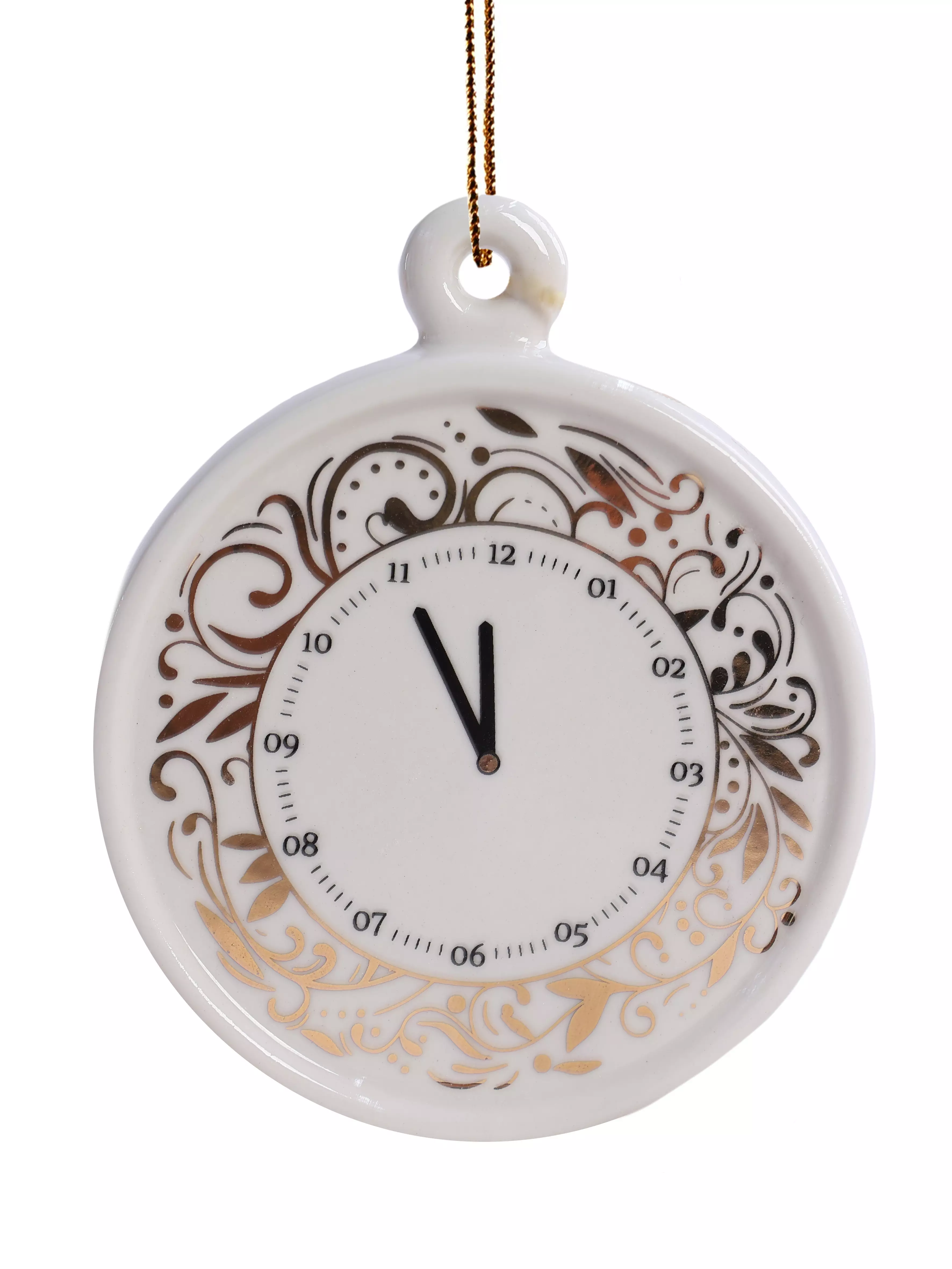 Новогоднее подвесное украшение из фарфора / 2х8,3х7см 92750