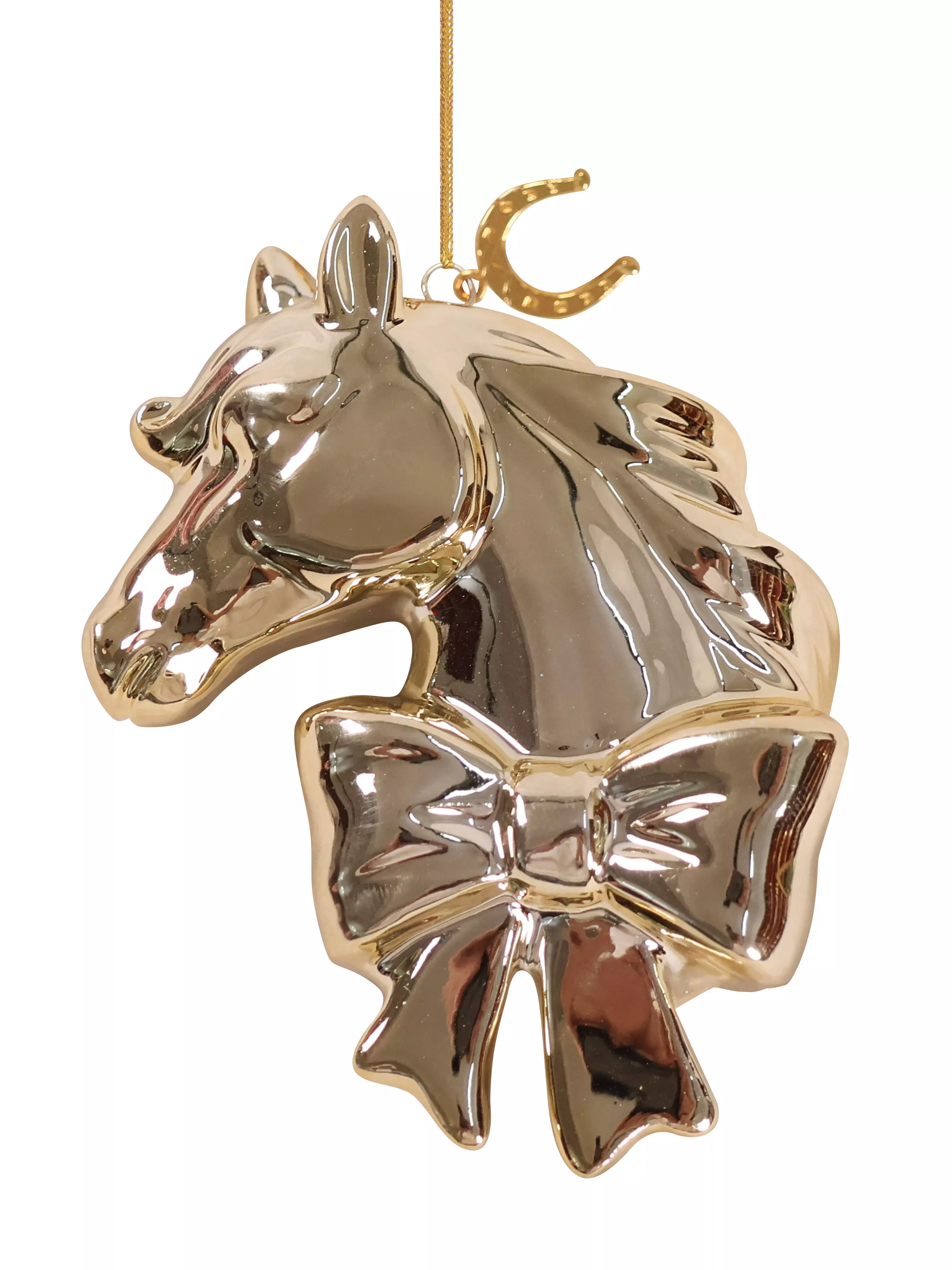 Новогоднее подвесное украшение из фарфора / 5,7x2,2x8,6см 94957