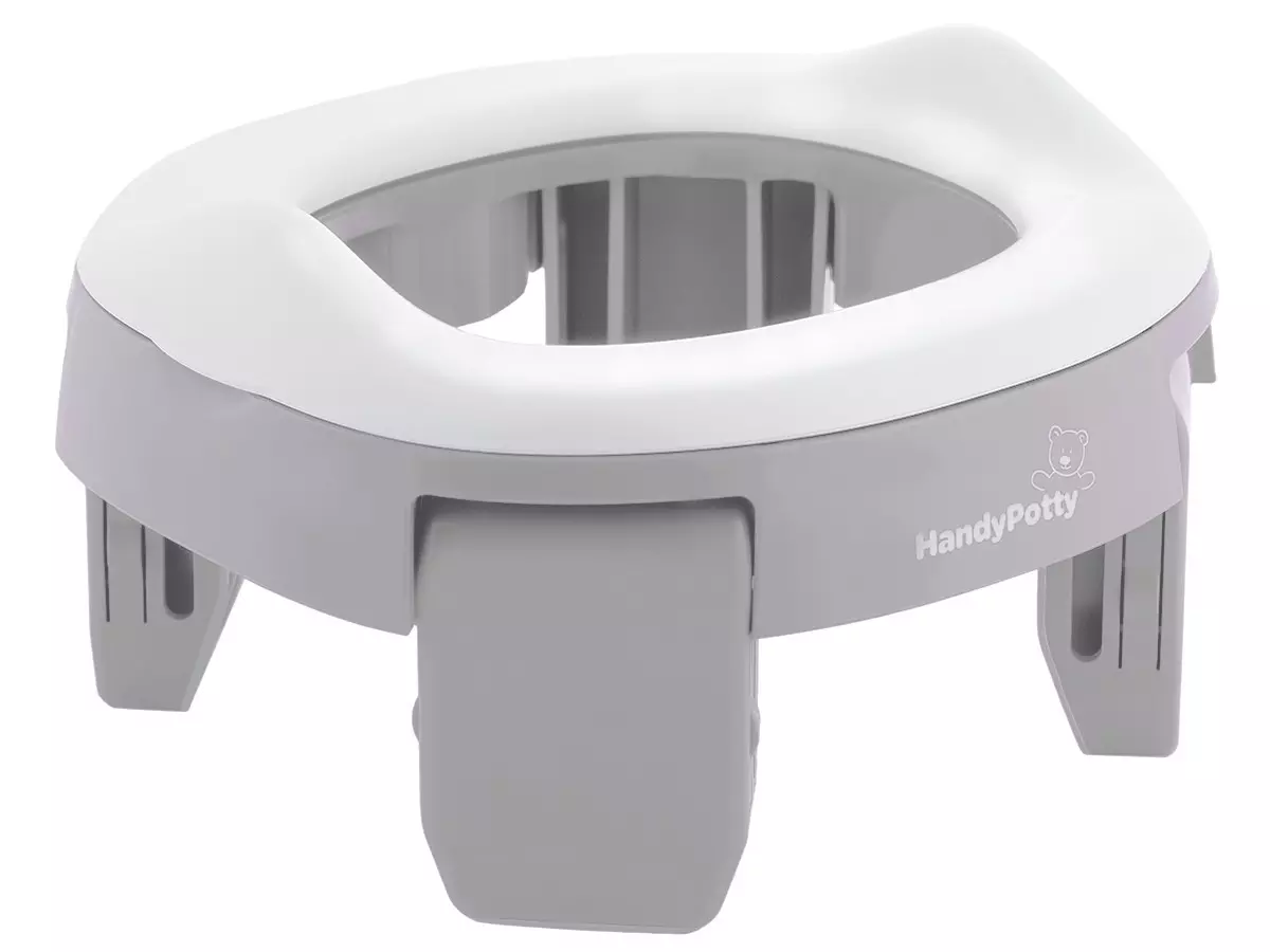 Горшок дорожный HandyPotty в фирменной сумке серый Roxy-Kids HP-250G