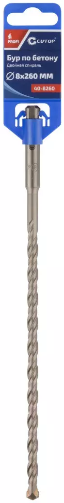 Бур SDS plus 8х260 мм CUTOP Profi 40-8260