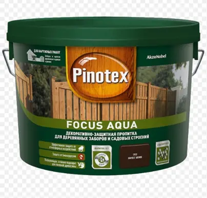 Пропитка Pinotex Focus орех 9 л