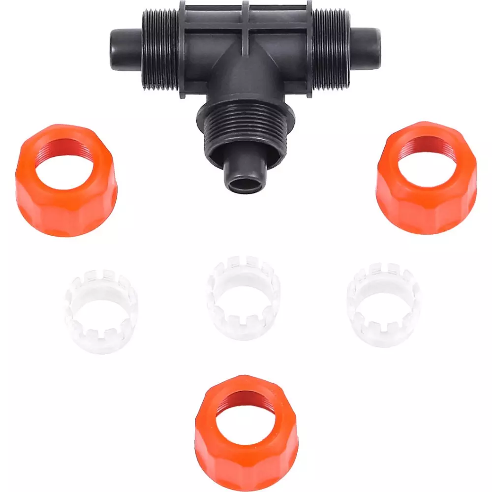 Тройник цанговый для шланга 1/2"х1/2"х1/2" Жук 4022-00