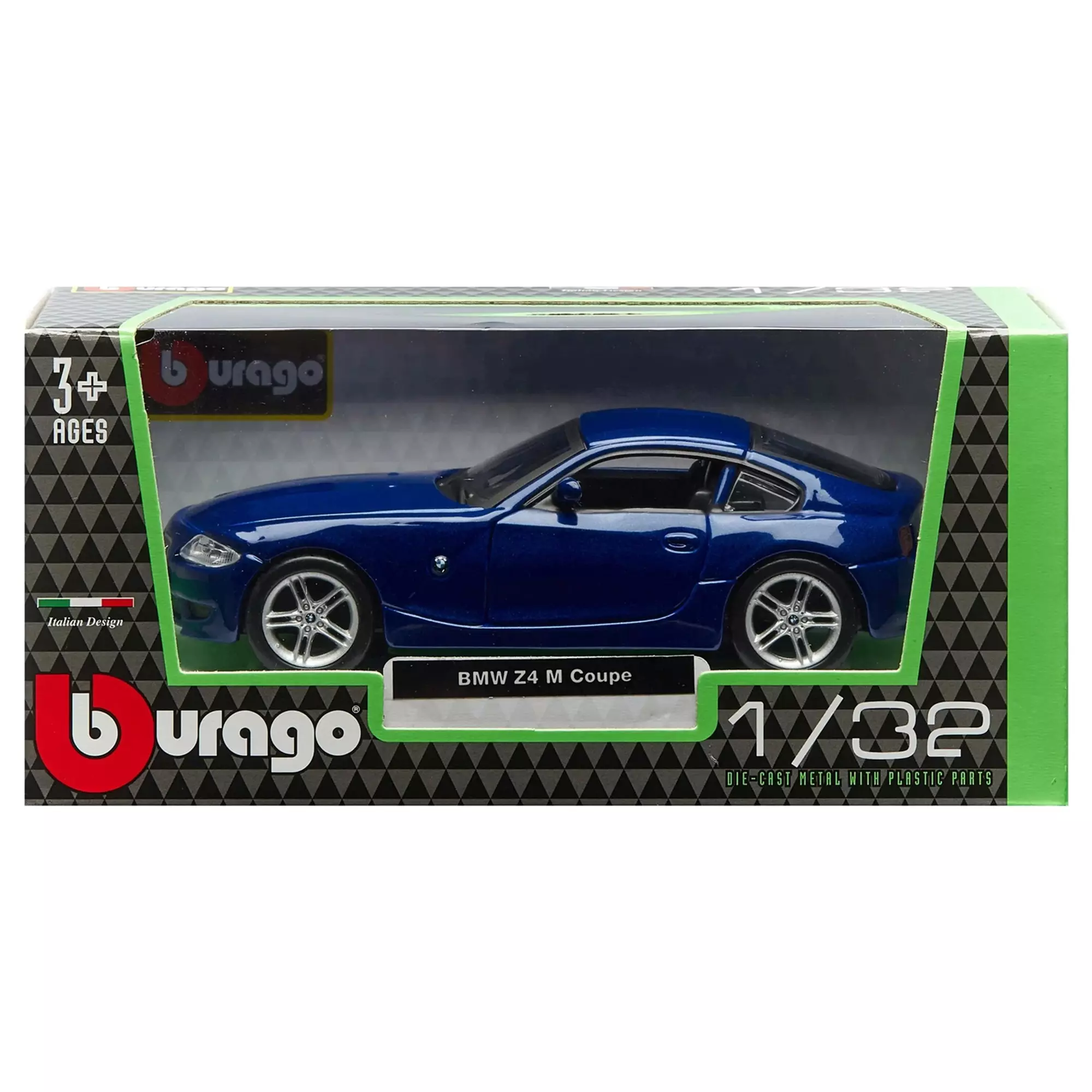 Машинка die-cast BMW Z4 M Coupe Bburago 1:32, синяя 18-43007 — купить по  выгодной цене в интернет-магазине Колорлон