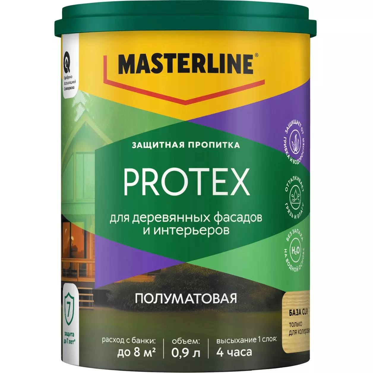 Антисептик декоративный Masterline Protex CLR 0,9 л