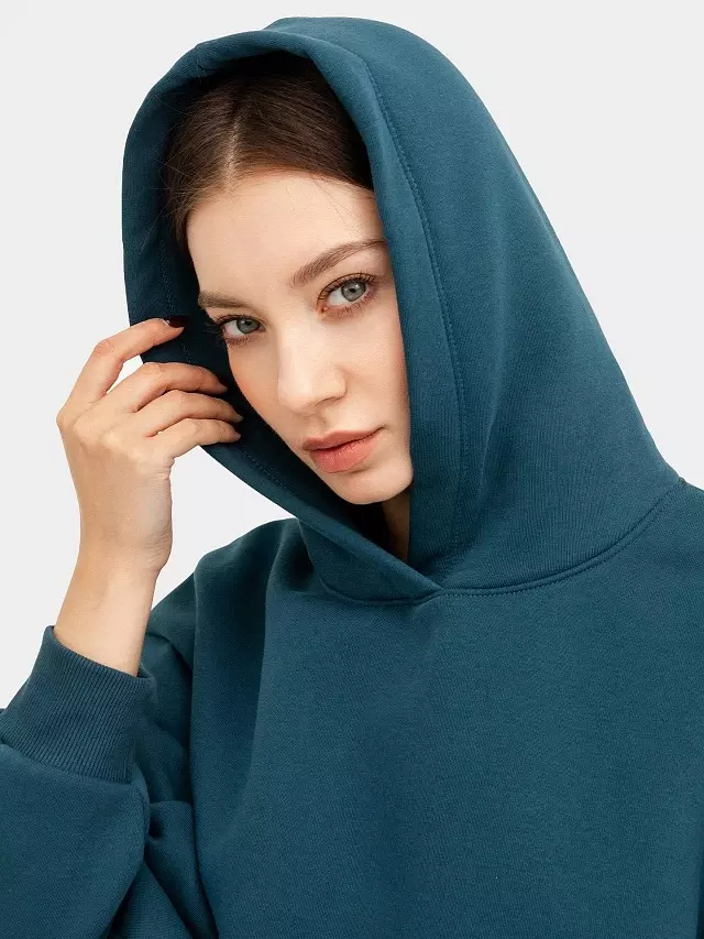 Худи женское Mark Formelle 302775-1 турмалин, р-р 164/170-100-106 (50 / XL)