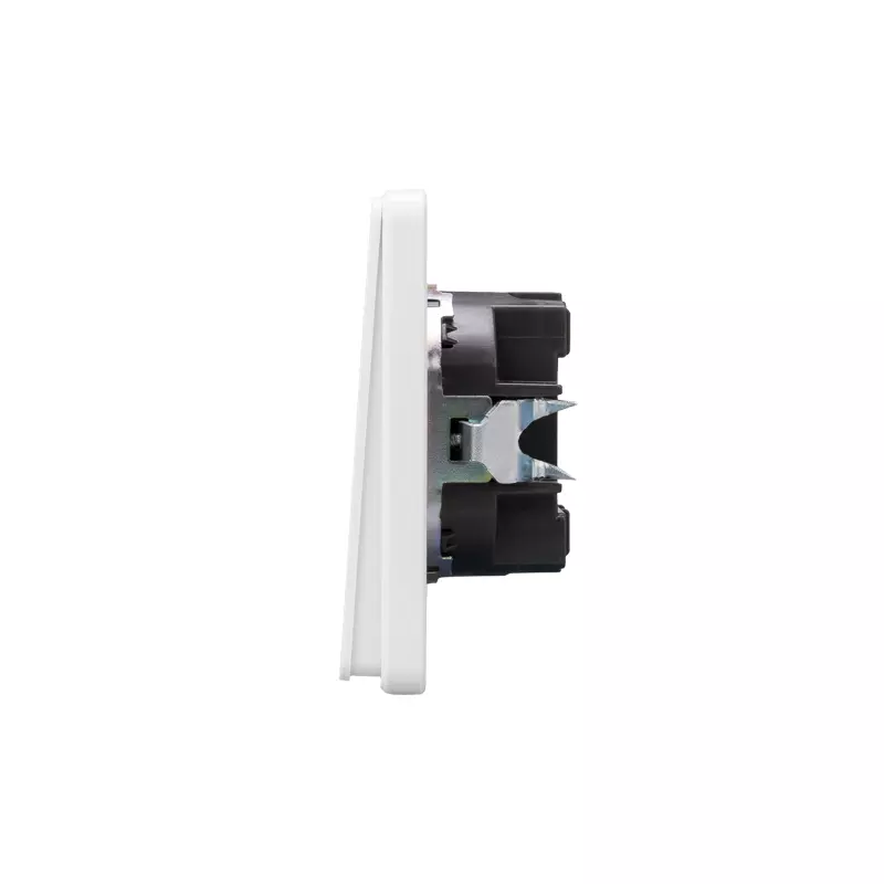 Выключатель встраиваемый 1-клавишный перламутр Kranz Miele Round KR-78-0705-1