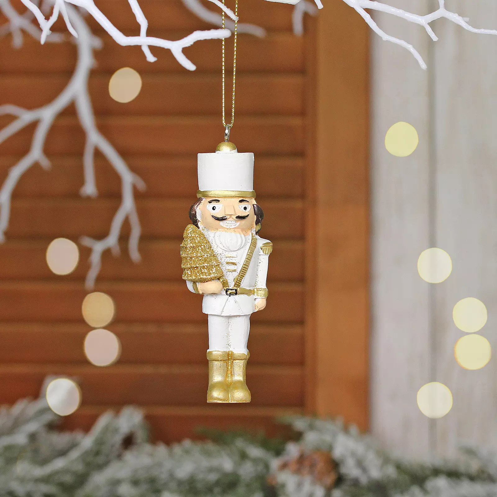 Елочная игрушка Рождественский солдат 10х3 см 916-1735