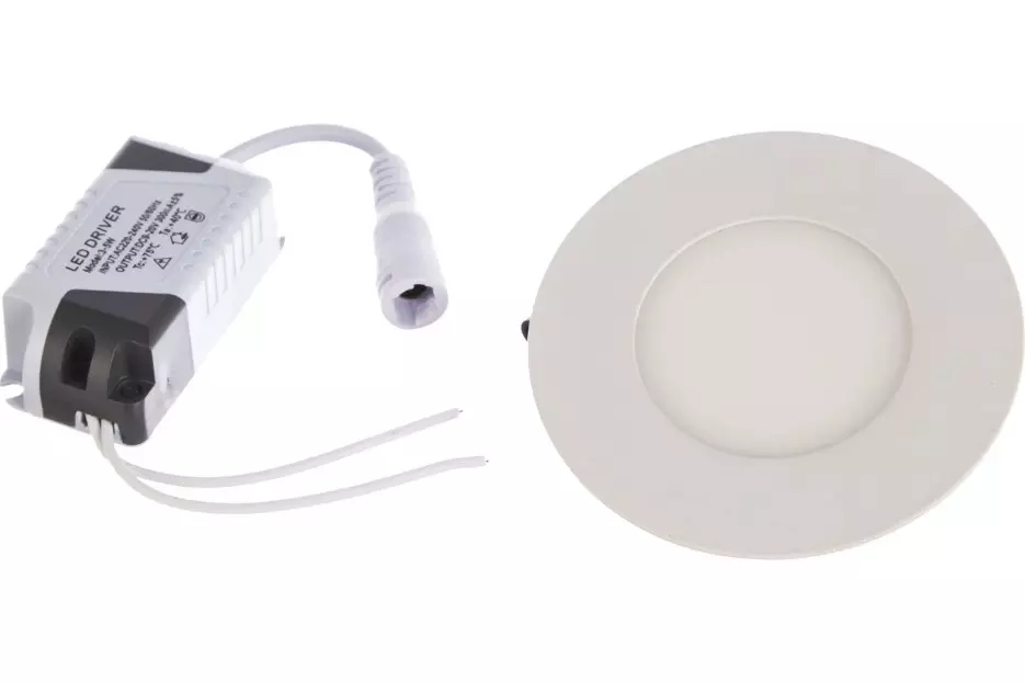 Светильник встраиваемый светодиодный 5Вт 4000К круг Lumin'arte DLUSWH-DLL5W