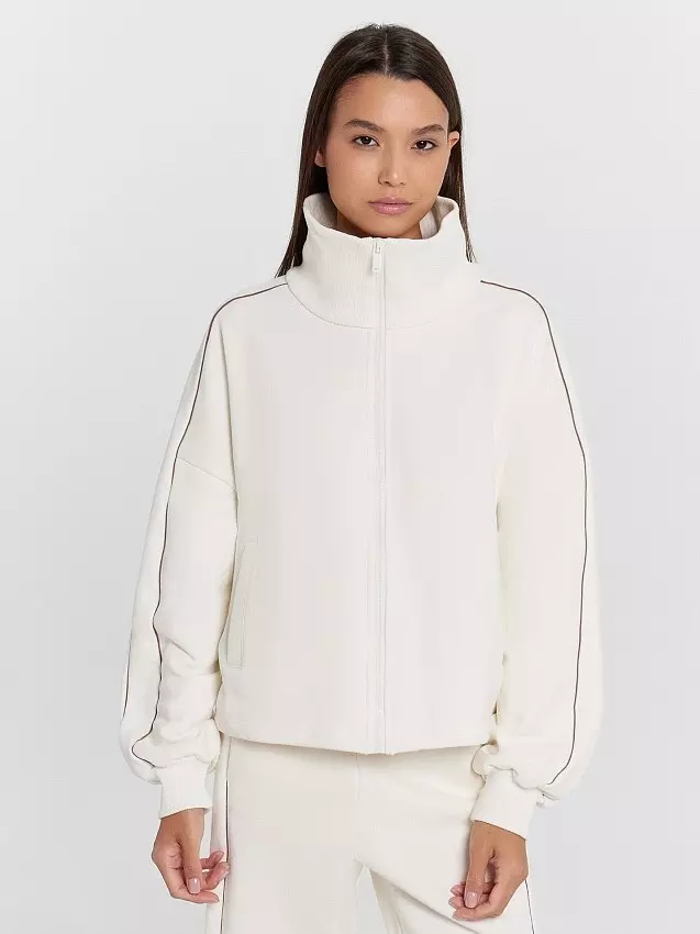 Толстовка женская Mark Formelle 172106 св.молочный, р-р 170/176-104-110 (52 / XXL)