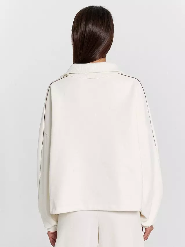 Толстовка женская Mark Formelle 172106 св.молочный, р-р 170/176-104-110 (52 / XXL)