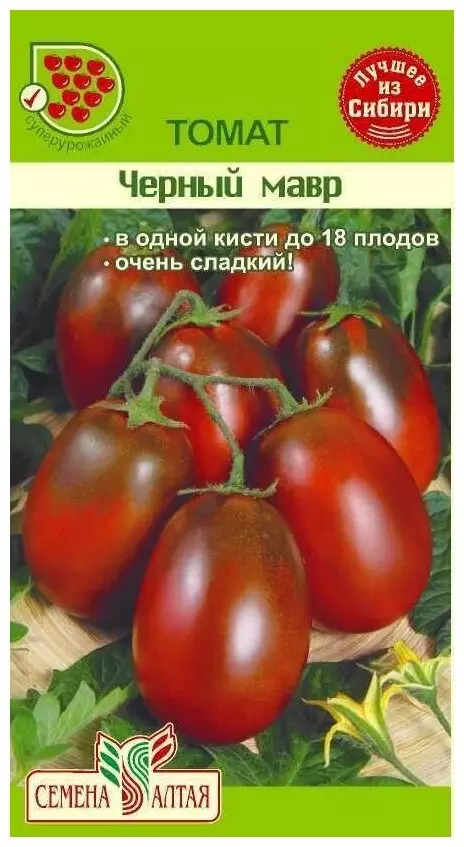 Семена Томат Чёрный Мавр/Сем Алт/бп 0,1 гр.