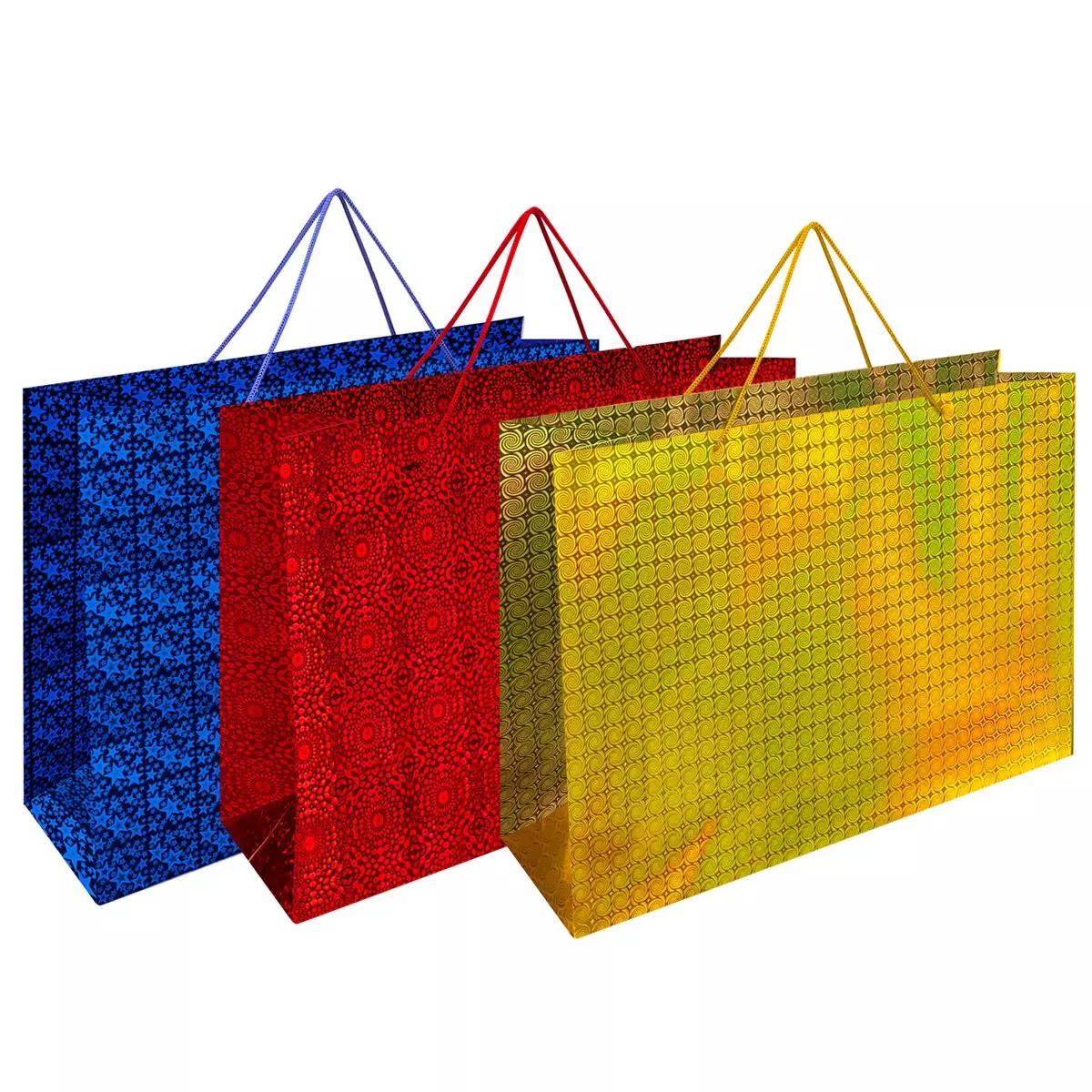 Подарочный пакет Голография 53*38*16 609730